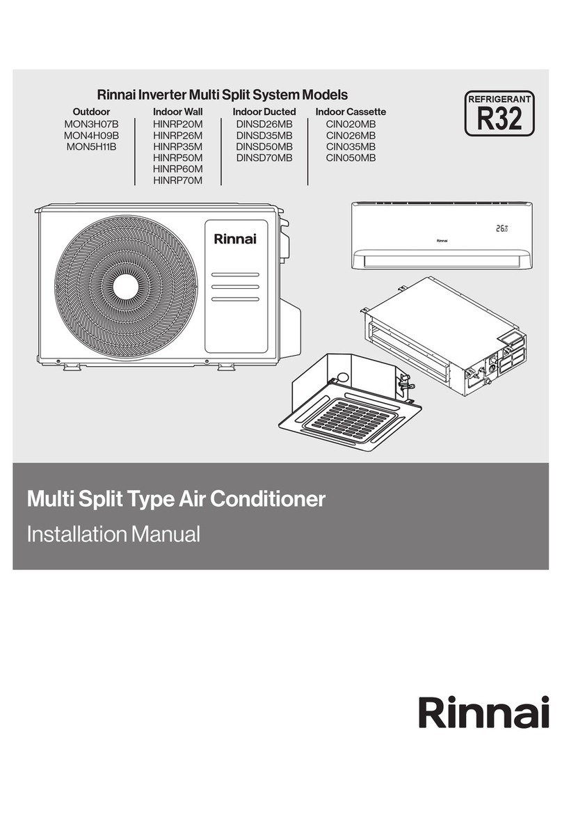 Rinnai MON3H07B User manual