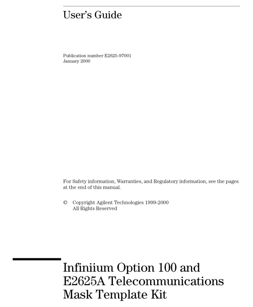 Agilent Technologies 100 user guide