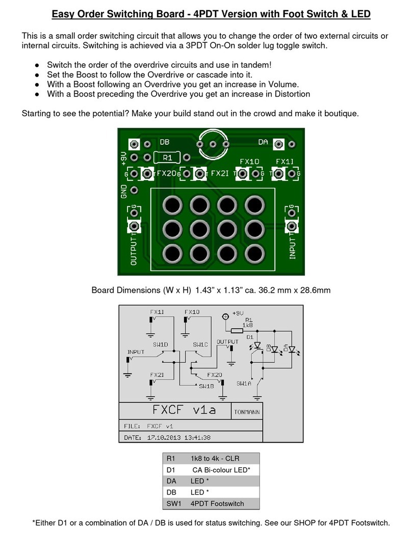 GuitarPCB 4PDT User manual