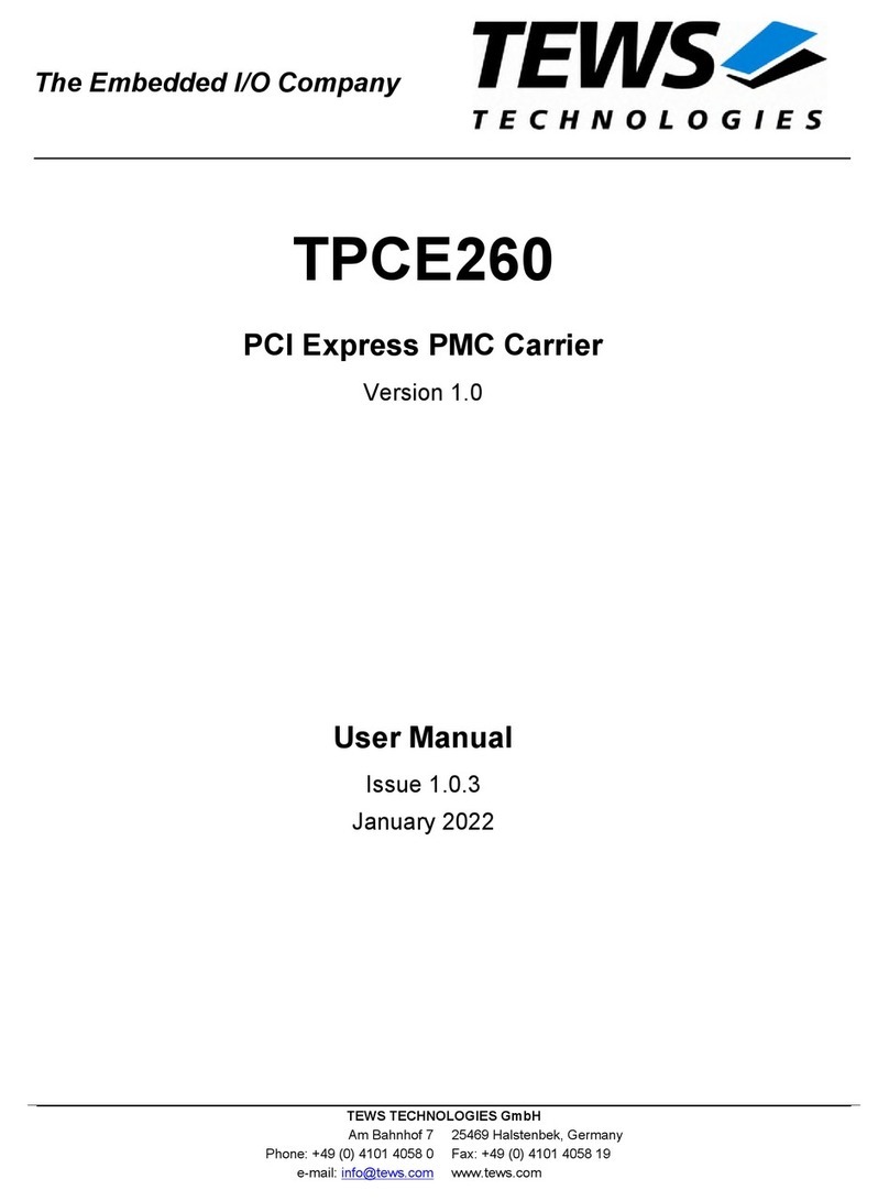 Tews Technologies TPCE260 User manual