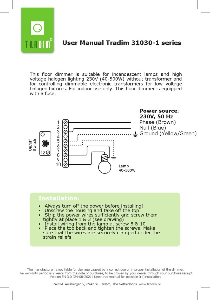 TRADIM 31030-1 Series User manual