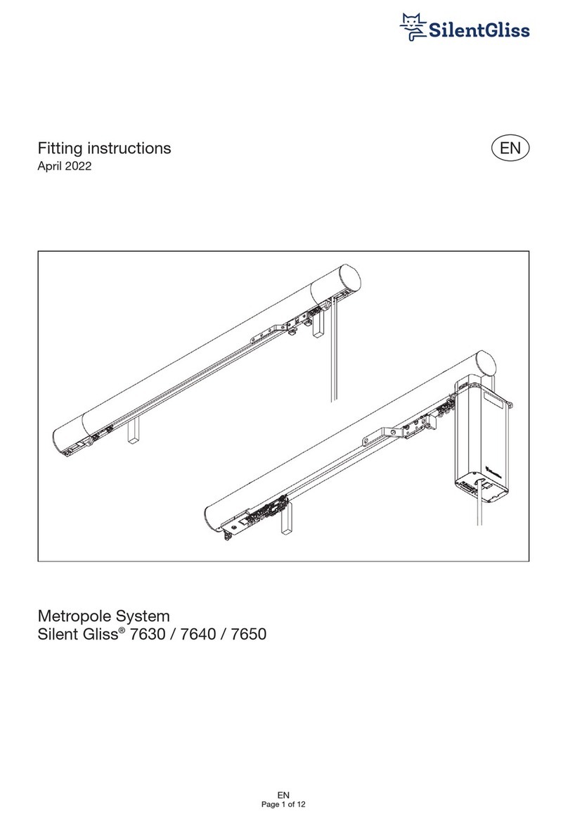 Silent Gliss Silent Gliss 7630 User manual