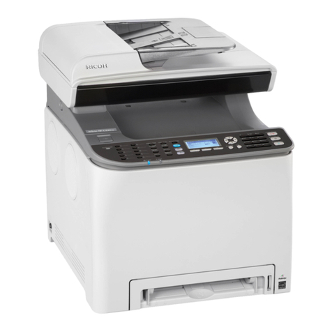 Ricoh Aficio SP C242SF Installation manual