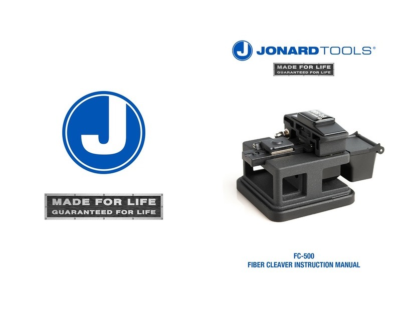 JONARD TOOLS FC-500 instruction manual