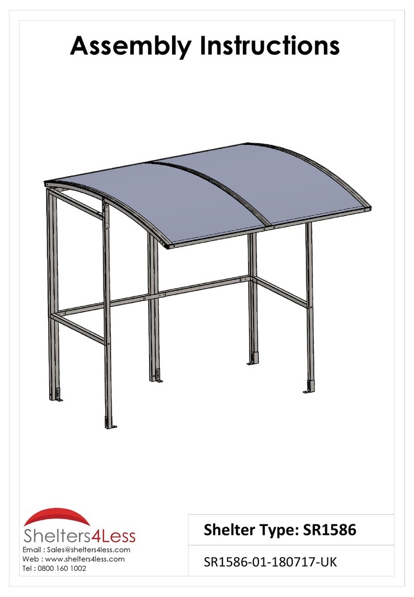 Shelters4Less SR1586 User manual