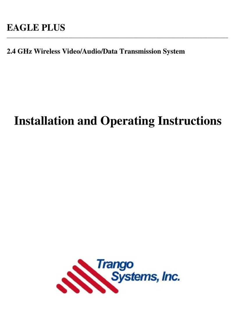 Trango Systems EAGLE PLUS Installation and operating instructions Trango Systems EAGLE PLUS Installation and operating instructions