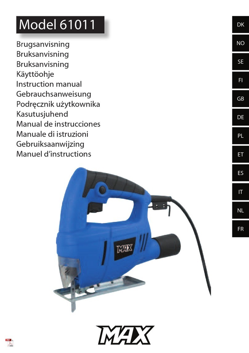 Max 61011 instruction manual