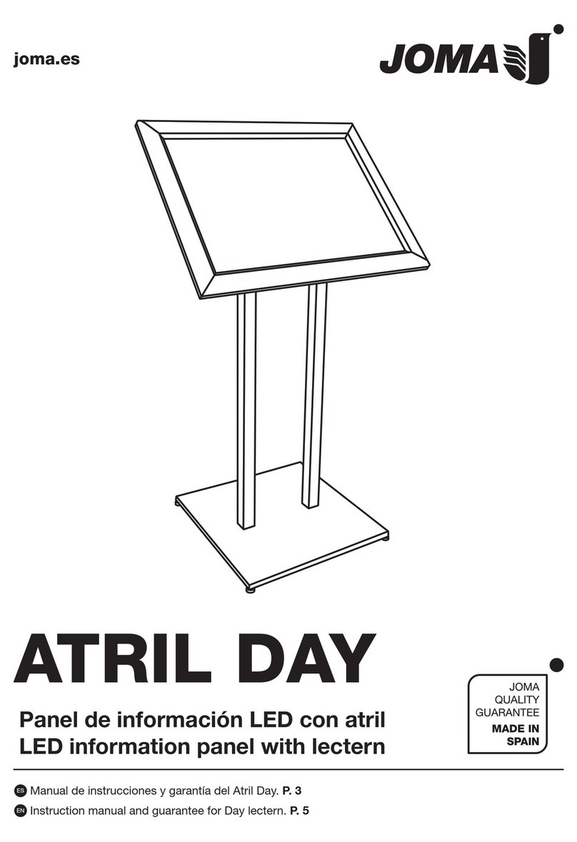 Joma ATRIL DAY instruction manual