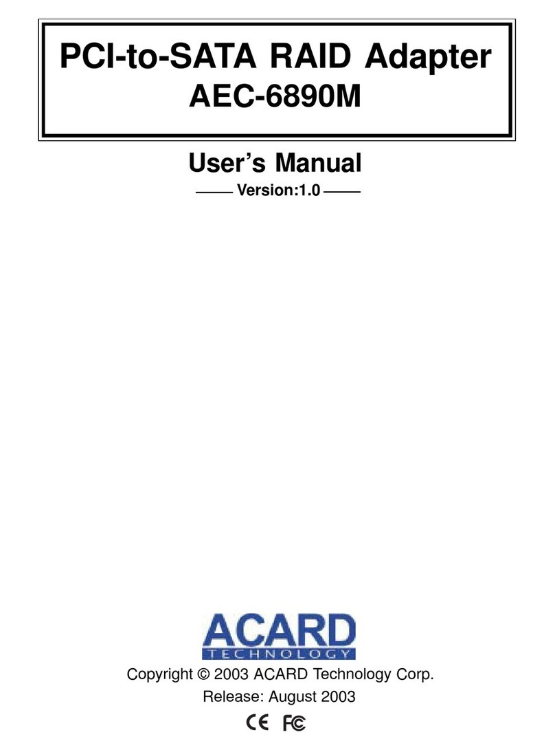 Acard AEC-6890M user manual