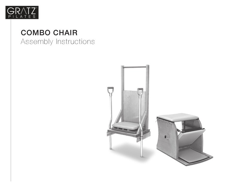Gratz Pilates COMBO CHAIR Assembly instructions