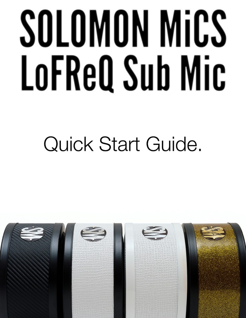 SOLOMON MiCS LoFReQ Sub-Mic quick start guide
