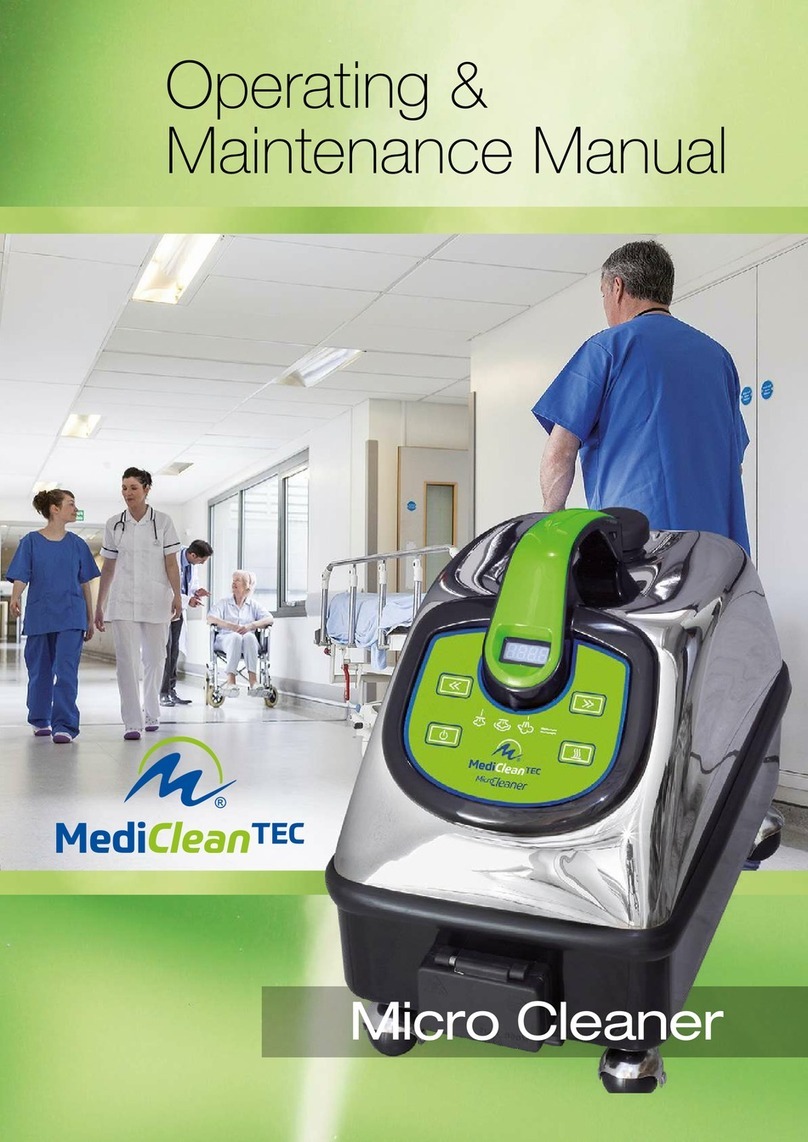 Medicleantec Micro Cleaner operating & maintenance manual