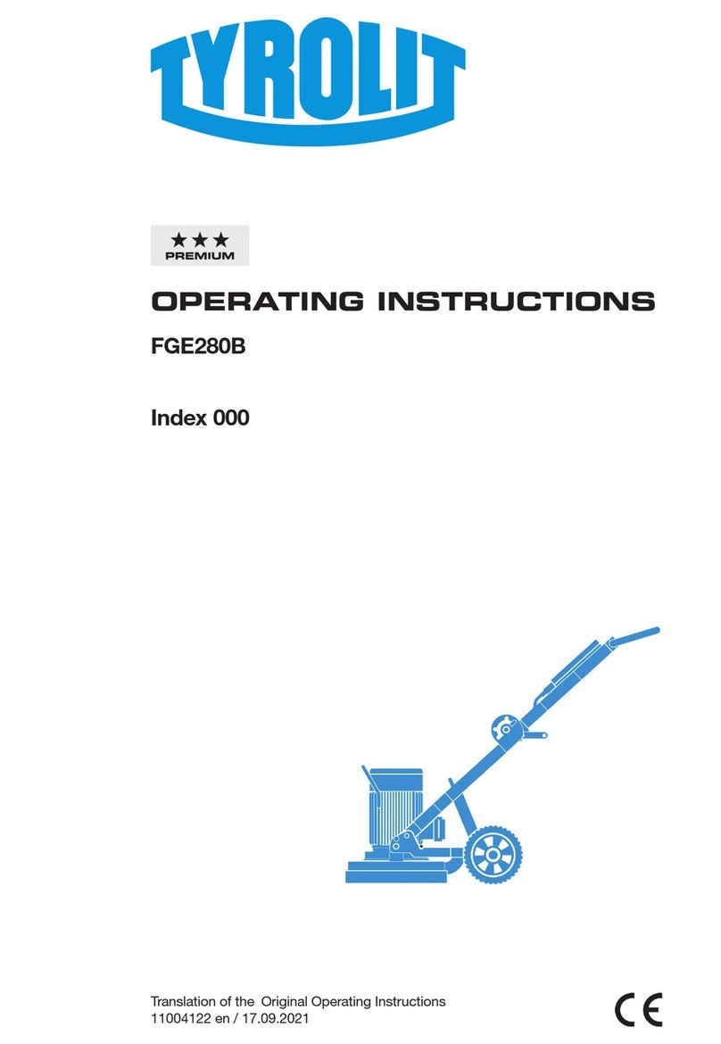 TYROLIT Hydrostress FGE280B operating instructions TYROLIT Hydrostress FGE280B operating instructions