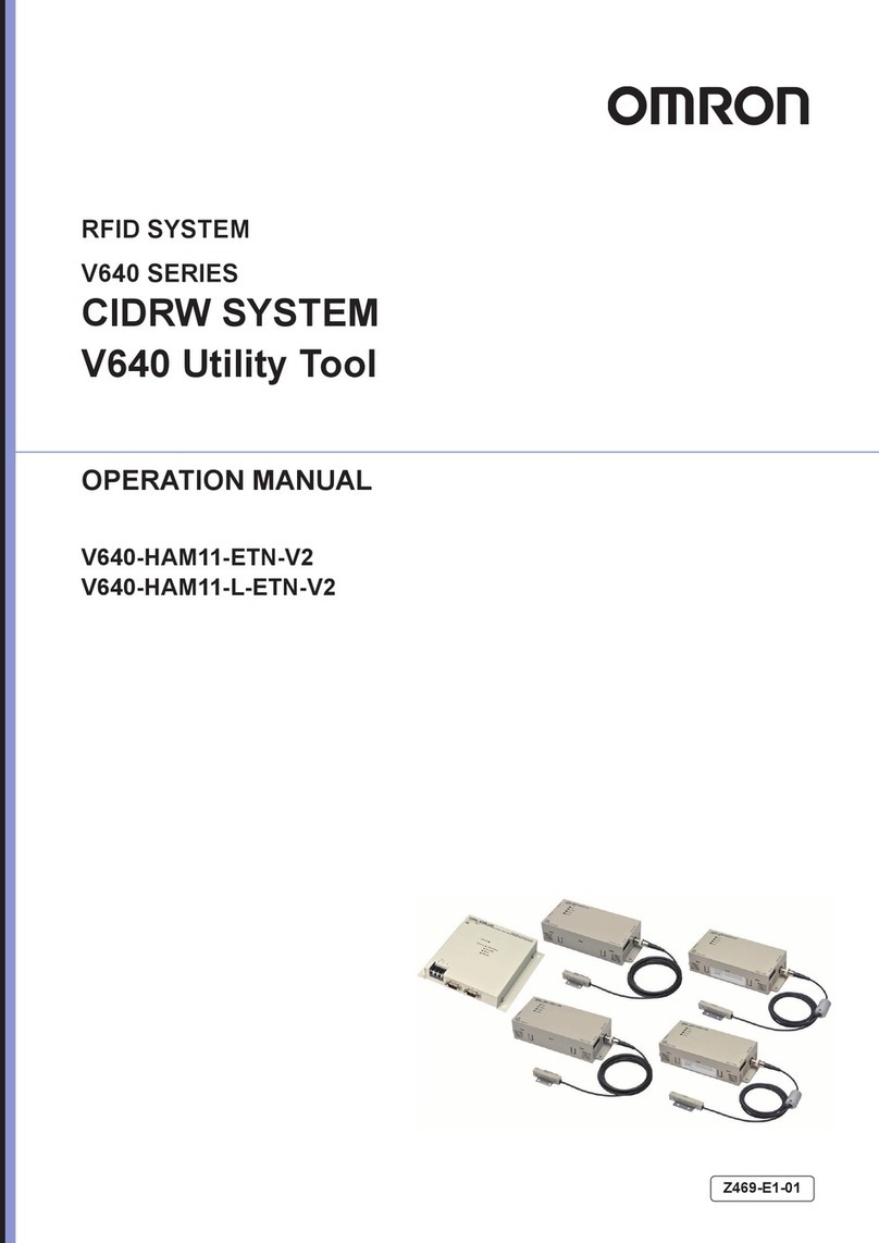 Omron V640 User manual