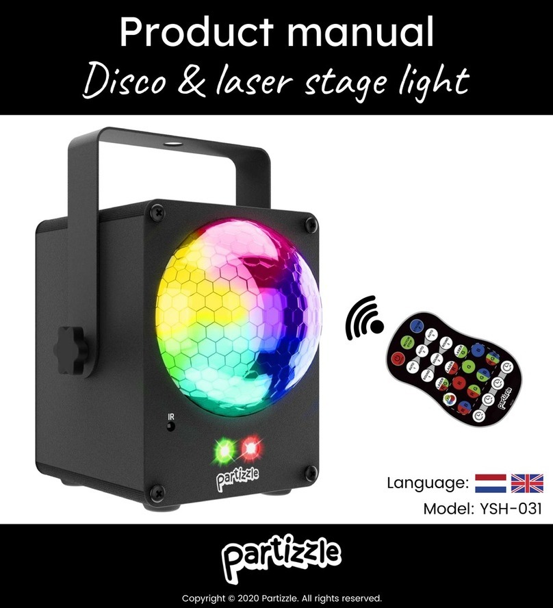 Partizzle YSH-031 product manual