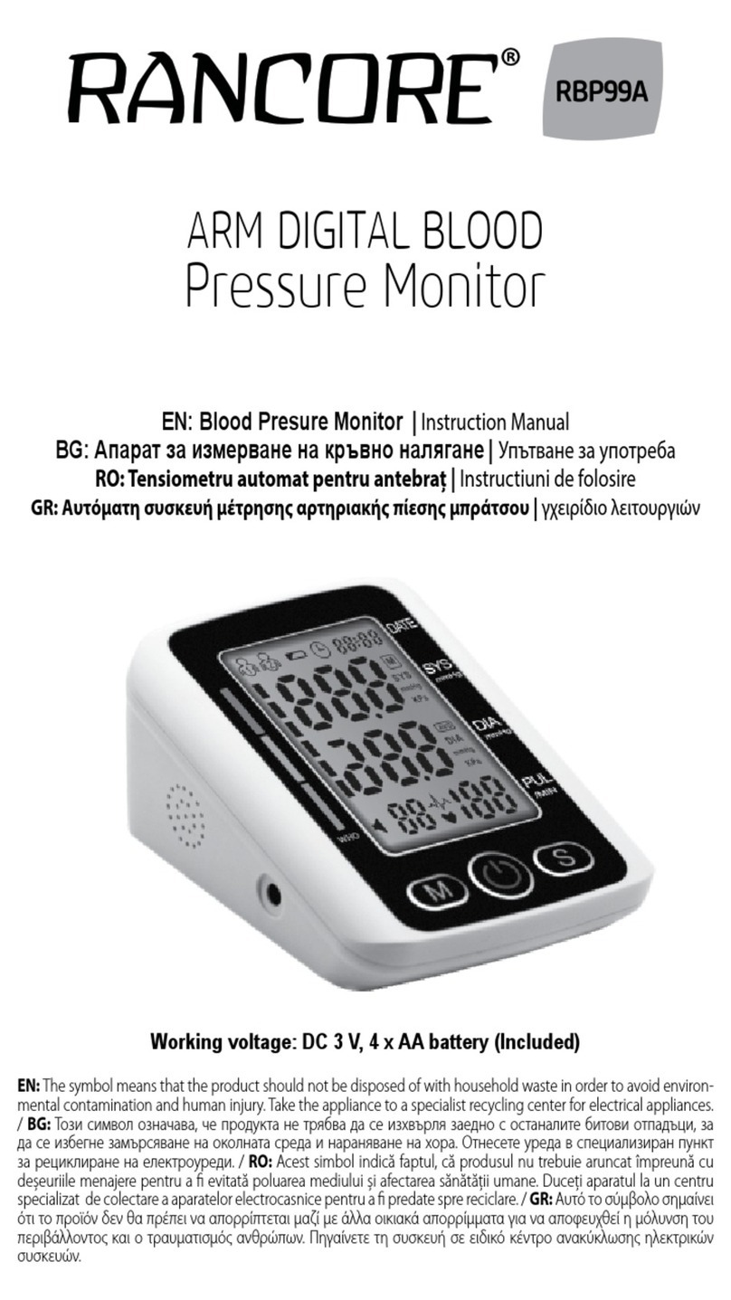RANCORE RBP99A instruction manual