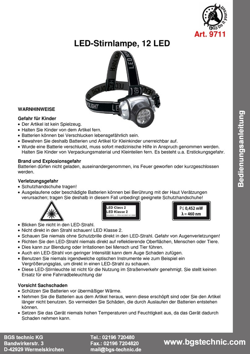 BGS technic 9711 User manual