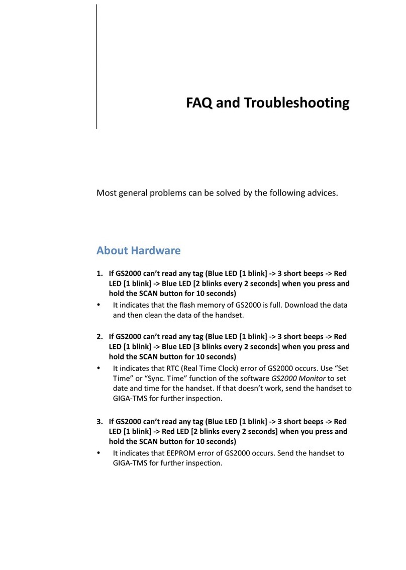 GIGA-TMS TM970126 FAQ and Troubleshooting