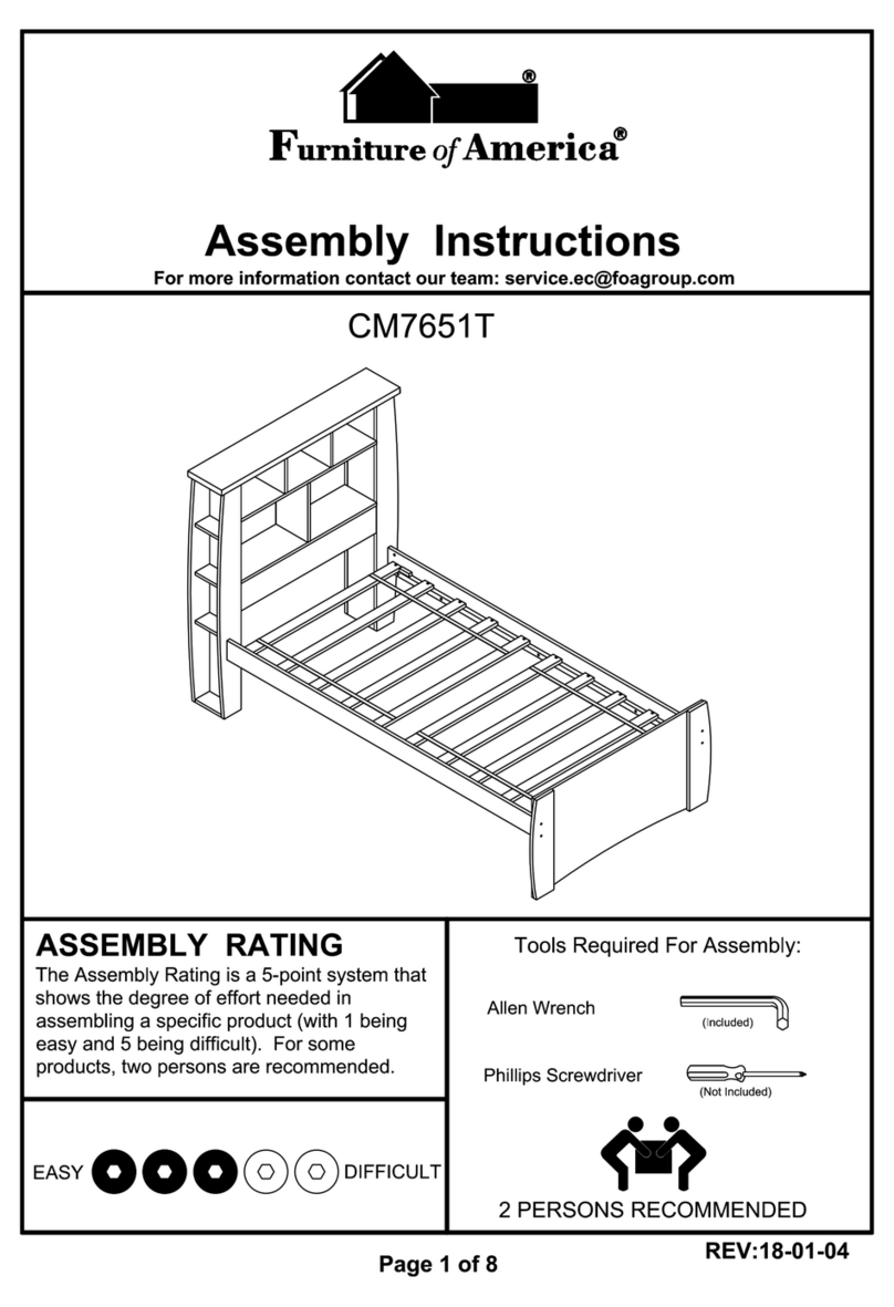 Furniture of America Marlee CM7651T Assembly instructions Furniture of America Marlee CM7651T Assembly instructions