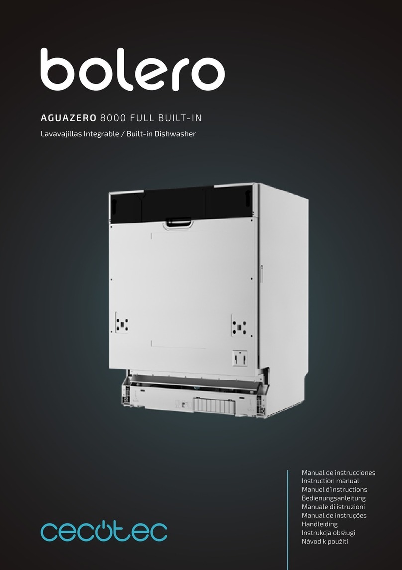 cecotec BOLERO AGUAZERO 8000 FULL BUILT-IN instruction manual