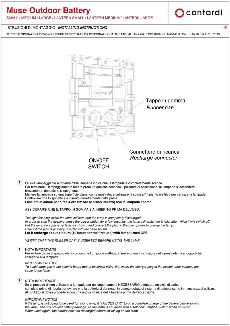 Contardi Muse Small User manual
