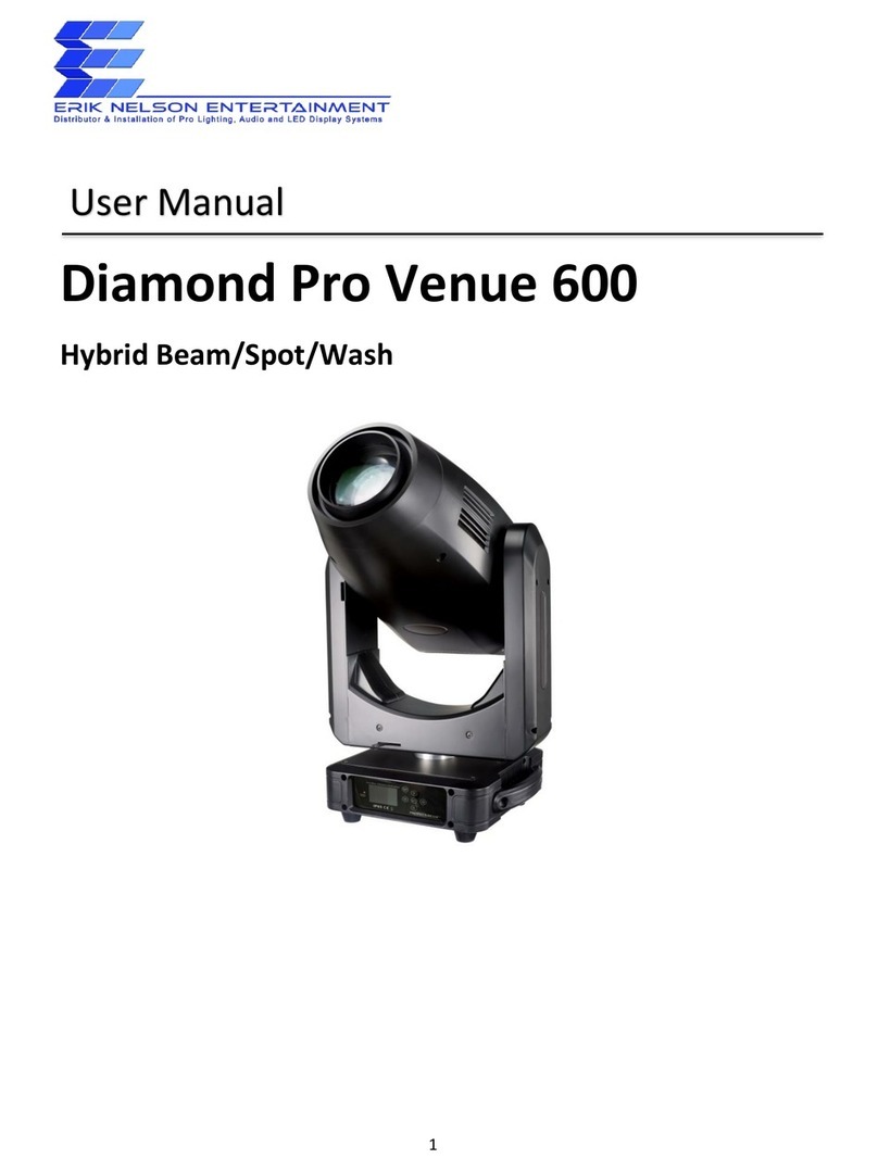 ERIK NELSON ENTERTAINMENT Diamond Pro Venue 600 user manual