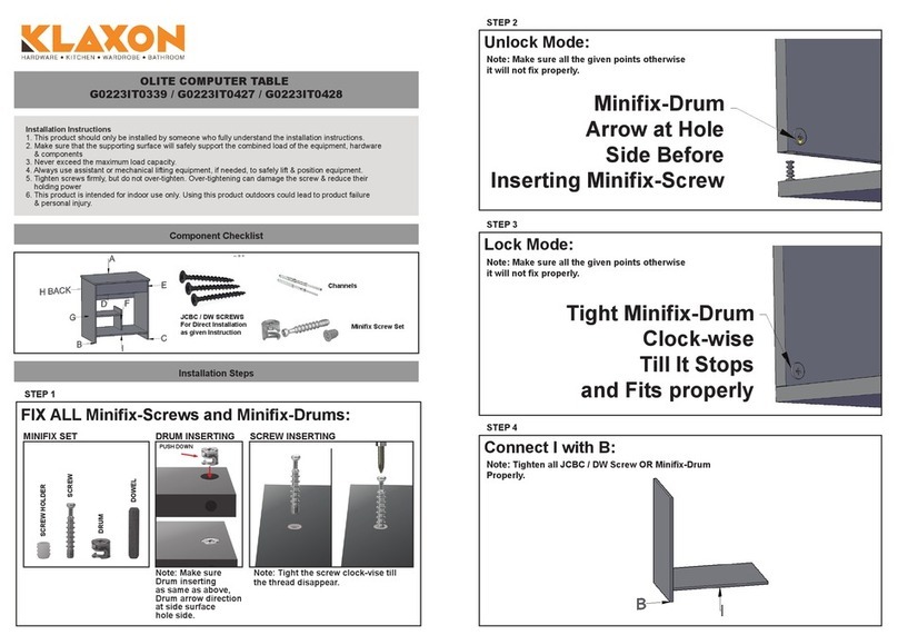 Klaxon OLITE G0223IT0339 installation guide