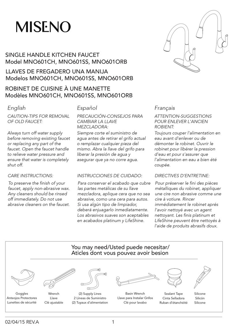 miseno MNO601CH manual