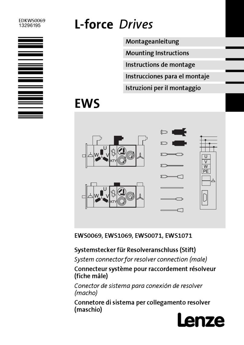 Lenze L-force EWS0069 Mounting instructions