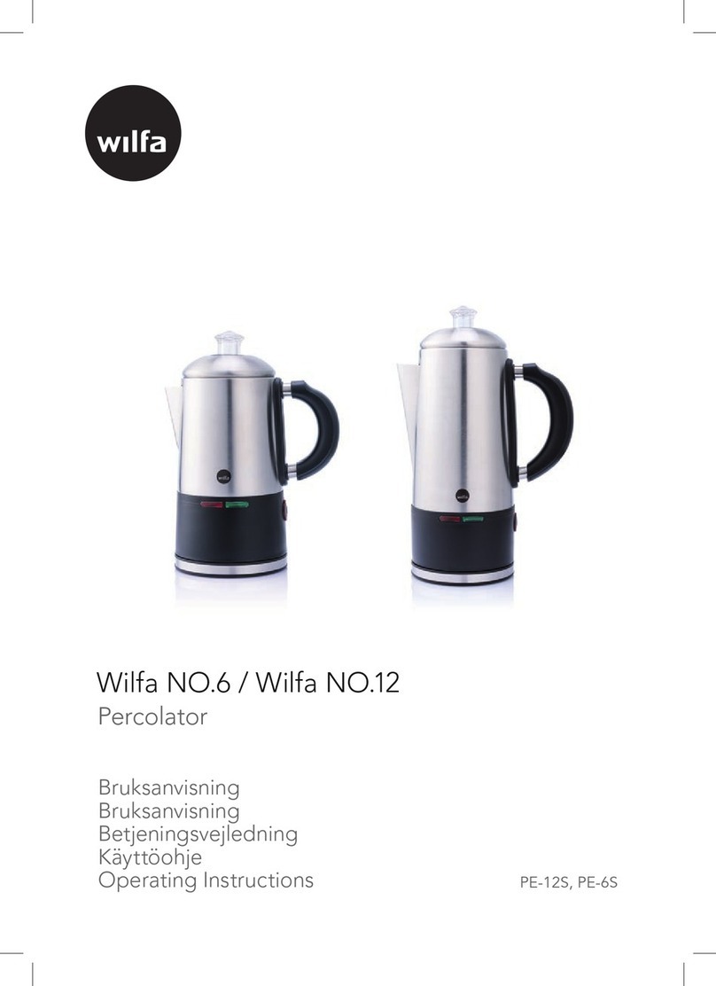 Wilfa NO.6 operating instructions