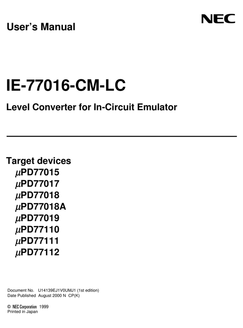 NEC IE-77016-CM-LC user manual