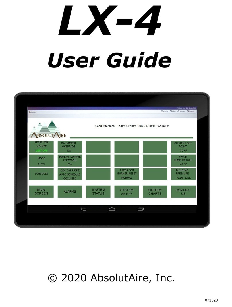 AbsolutAire LX-4 user guide