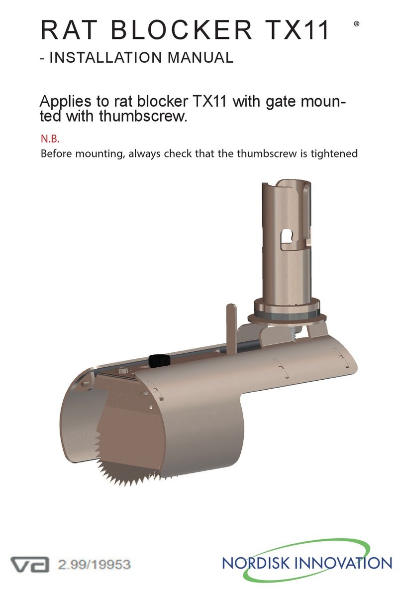 Nordisk RAT BLOCKER TX11 installation manual