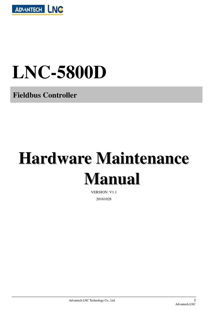 Advantech LNC-5800D Hardware Maintenance Manual