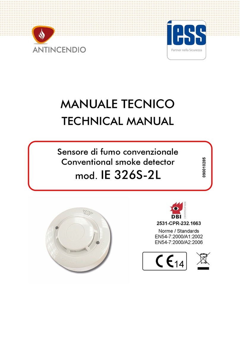 iess ANTINCENDIO IE 326S-2L Technical manual