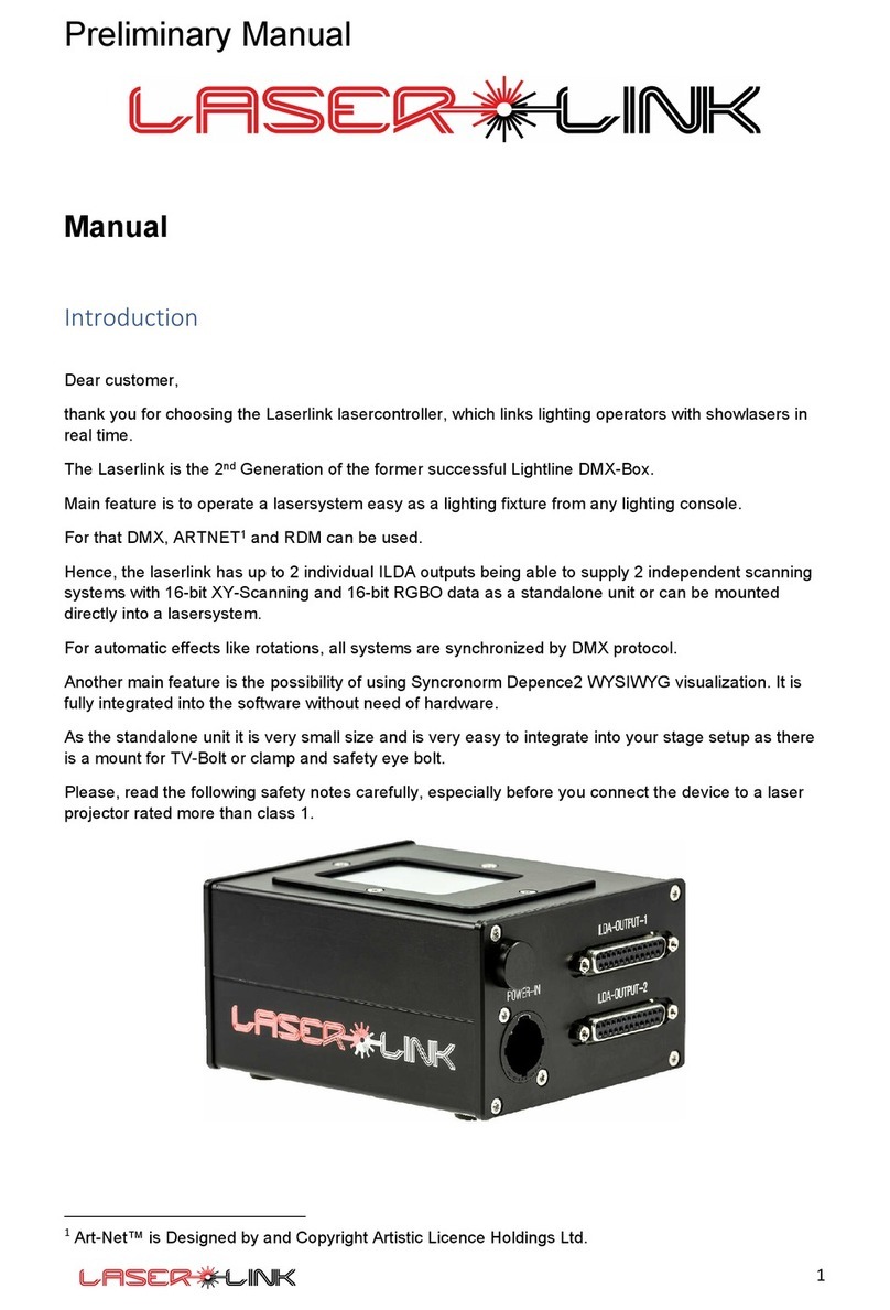 Lightline Lasertechnik Laserlink Preliminary manual