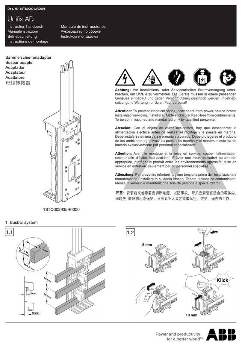 ABB Unifix AD Instruction handbook