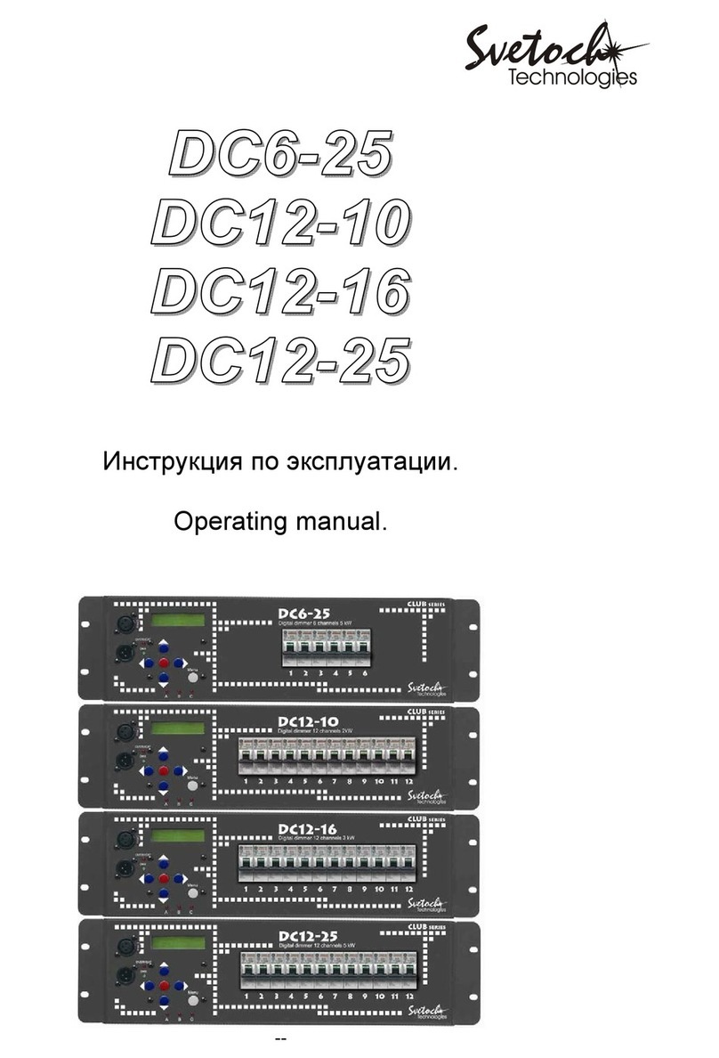Svetoch Technologies Club Series operating manual