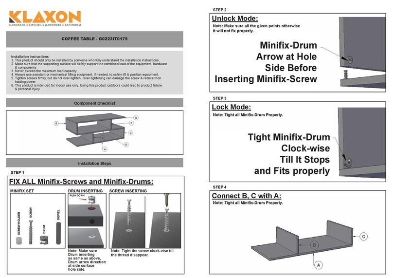 Klaxon G0223IT0175 installation guide Klaxon G0223IT0175 installation guide