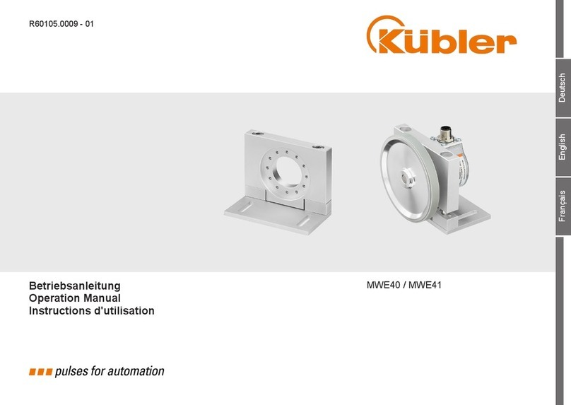 Kübler MWE40 User manual