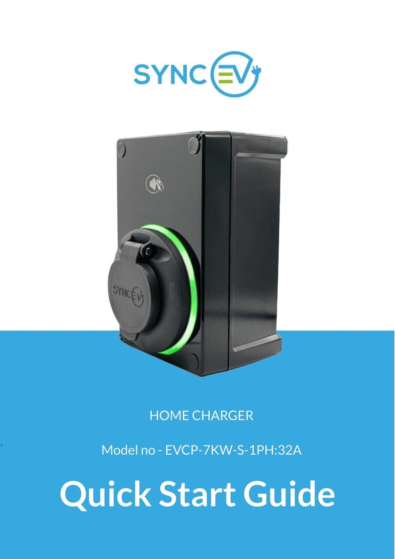 SYNC EVCP-7KW-S-1PH:32A User manual