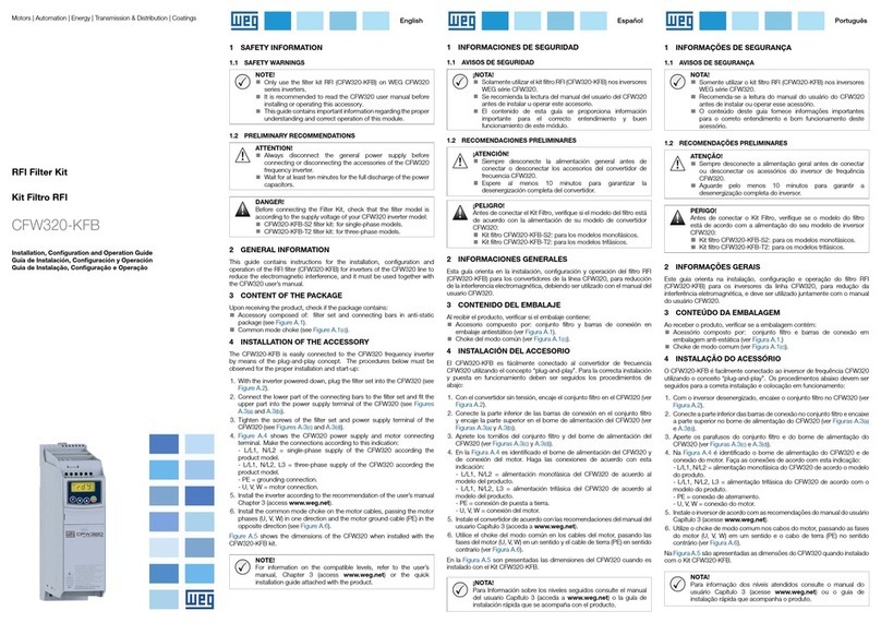 Weq CFW320-KFB Quick guide