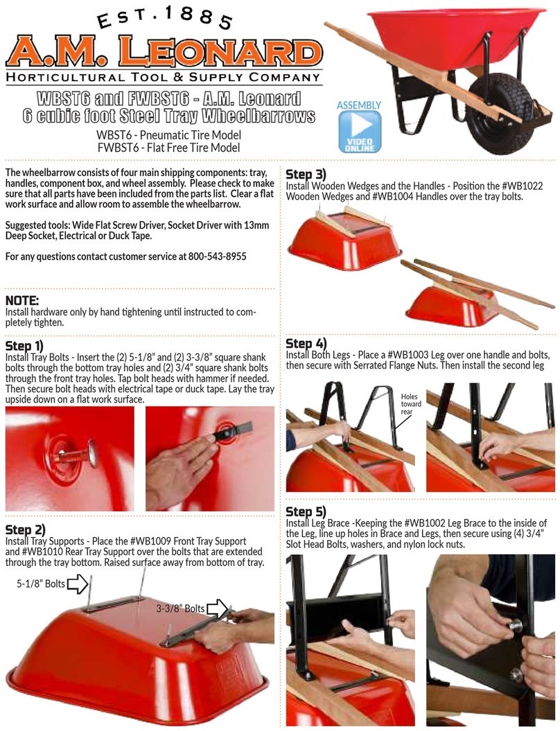 A.M.Leonard WBST6 User manual