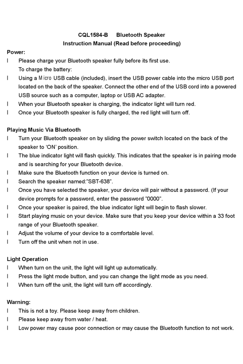 Conquer CQL1584-B User manual Conquer CQL1584-B User manual