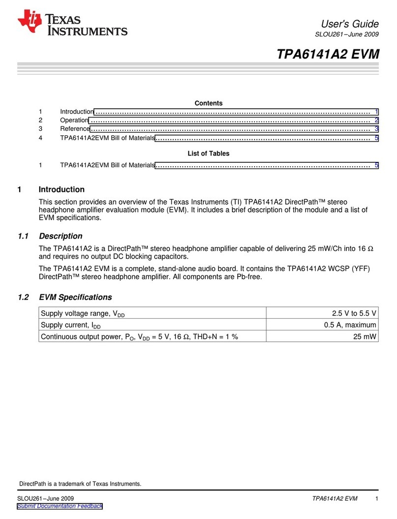 Texas Instruments TPA6141A2 User manual