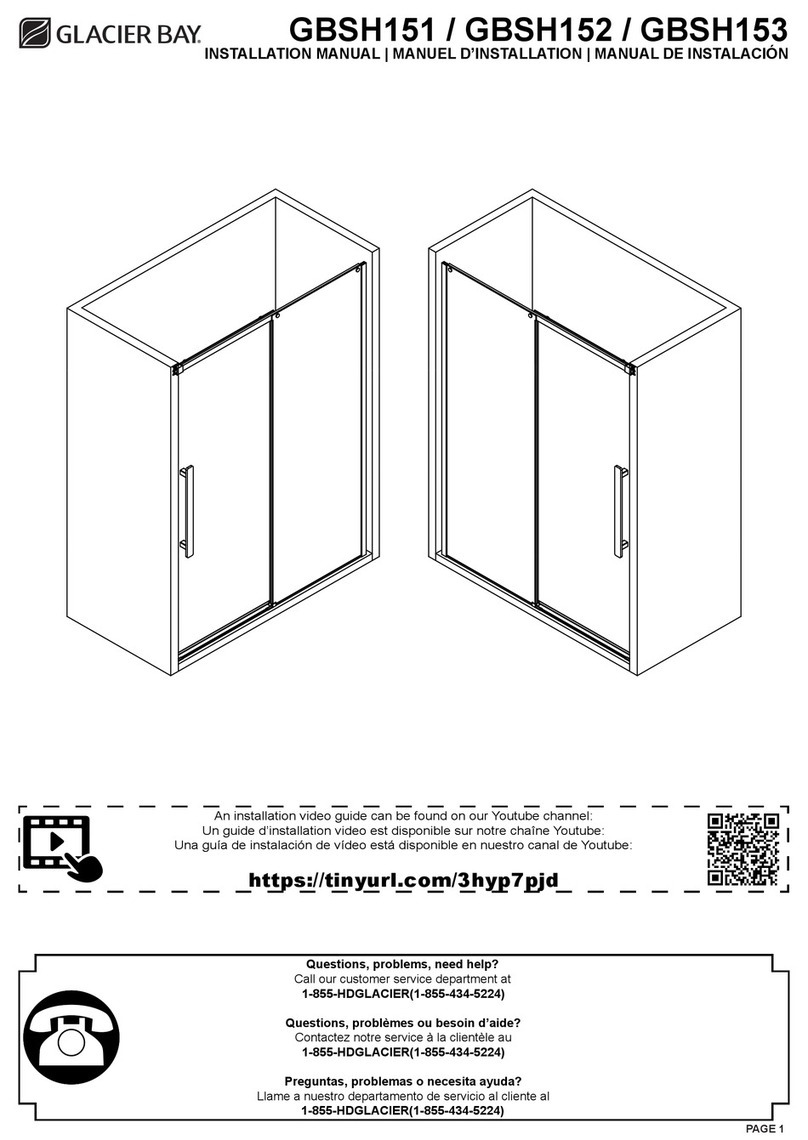 Glacier bay GBSH151 installation manual
