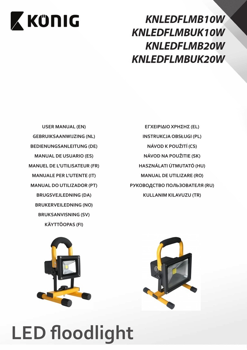 König KNLEDFLMB10W User manual