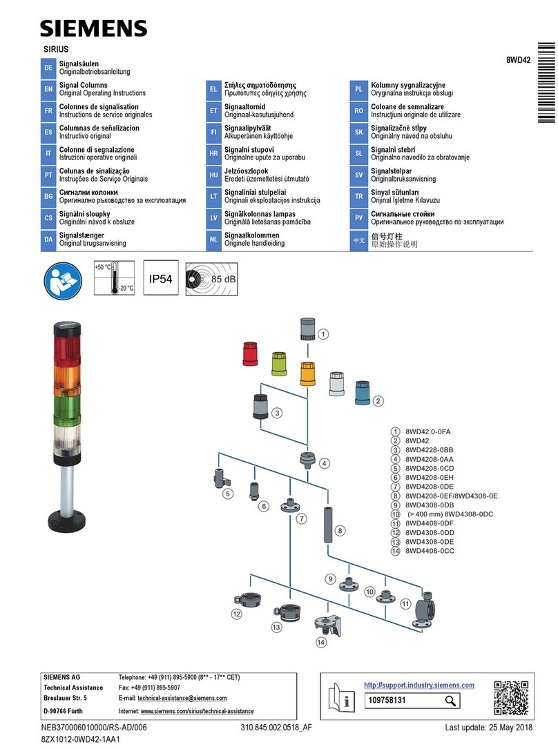 Siemens SIRIUS 8WD42 User manual
