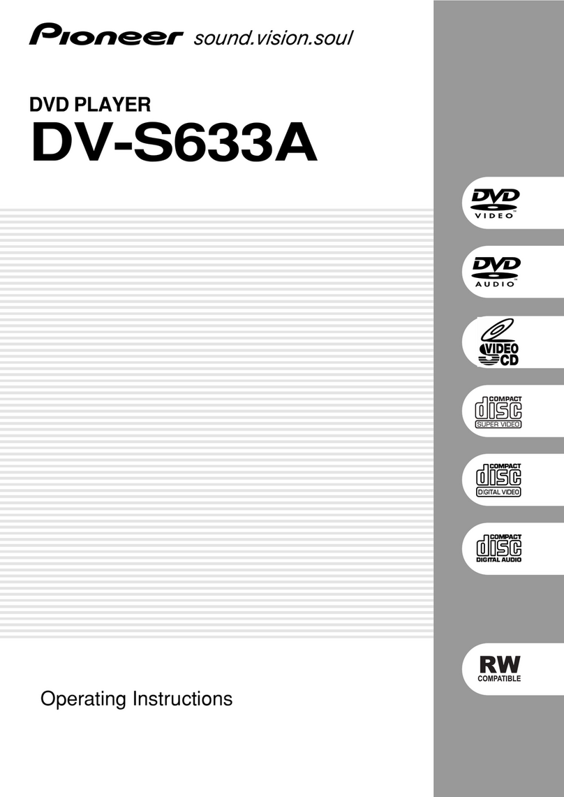Pioneer DV-S633A User manual