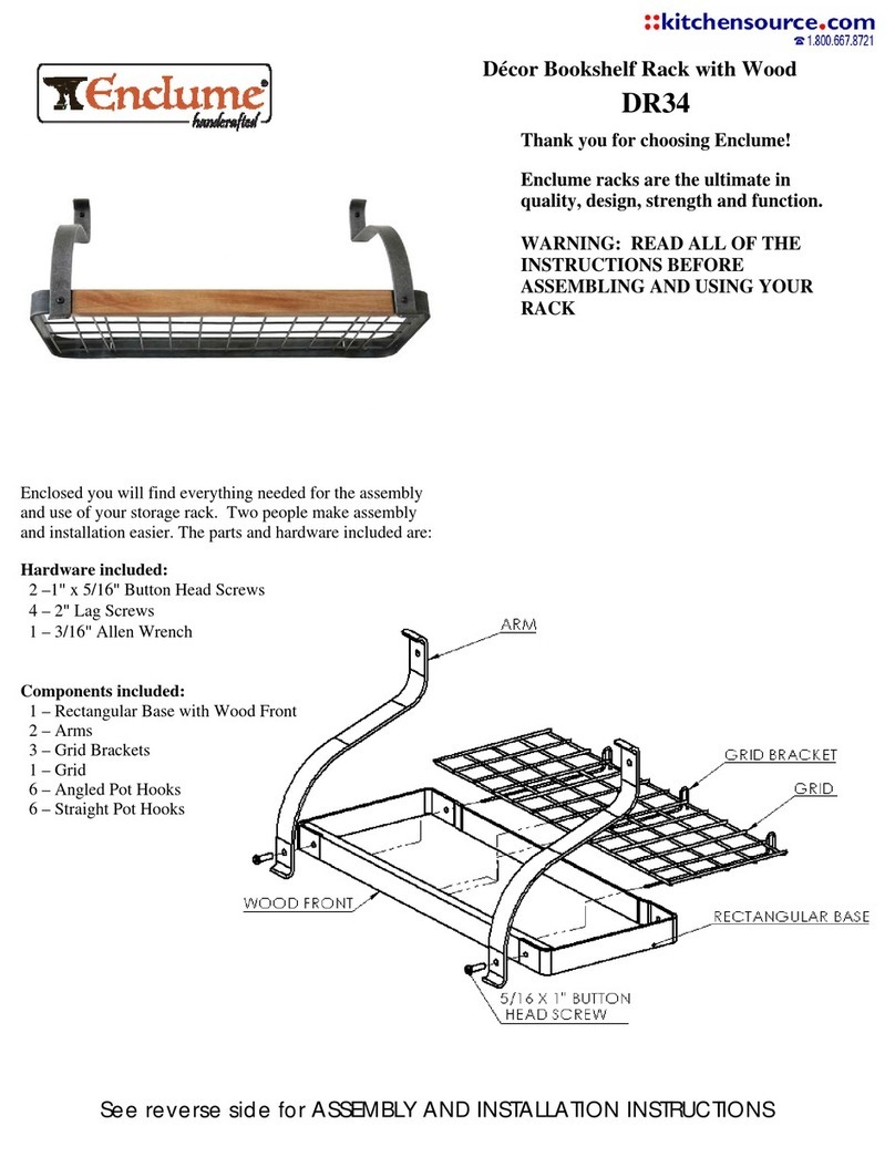 Enclume DR34 Instruction manual